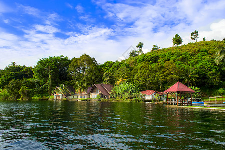 巴塔克土克图克湖 托巴湖背景