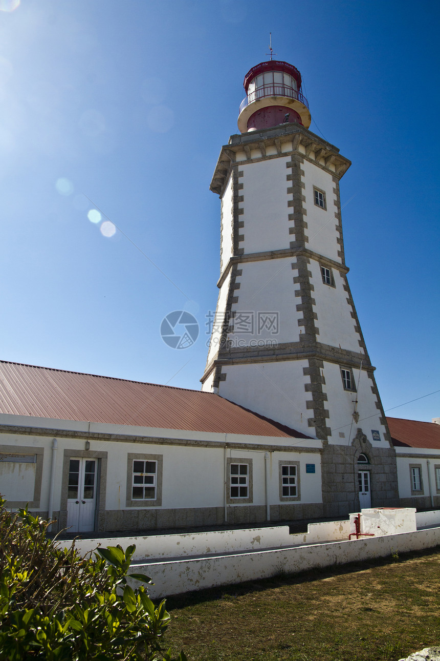 埃斯皮切尔角灯塔旅游旅行海岸线建筑吸引力建筑学地标灯塔红色海岸图片