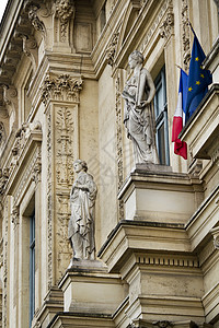 法国巴黎商业法庭背景图片