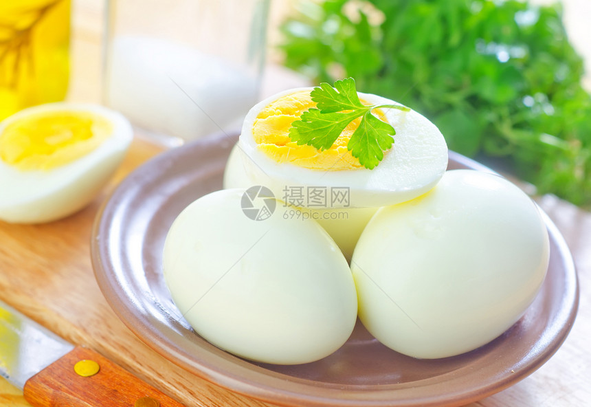 煮鸡蛋服务粮食烹饪美食饮食香菜食物营养小吃午餐图片