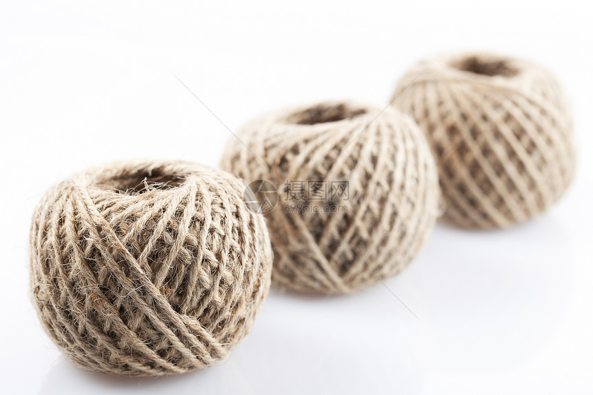 双色细绳缠绕绳索爱好材料纤维图片
