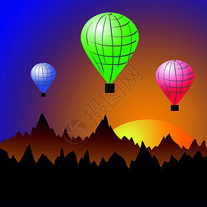 气象气球气球臭氧工艺车辆风格篮子运输自由闲暇气象空气设计图片