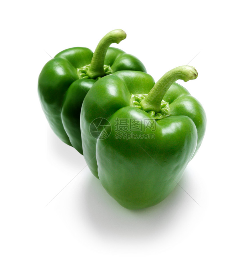 绿铃辣椒绿色烹饪水果白色食物胡椒香料美食营养图片