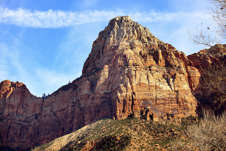 犹他州国家公园犹他州远景假期公吨天空荒野旅行远足侵蚀环境岩石图片
