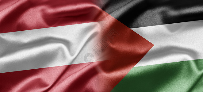 奥地利 巴勒斯坦和巴勒斯坦背景图片