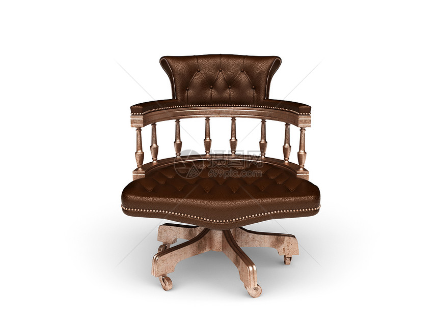 经典古典皮椅博物馆风格魅力成功财富扶手椅古董灯光金子皮革图片
