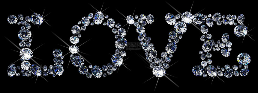 黑色表面的钻石新娘礼物蓝色财富矿物石头成功亮度矿业贪婪图片