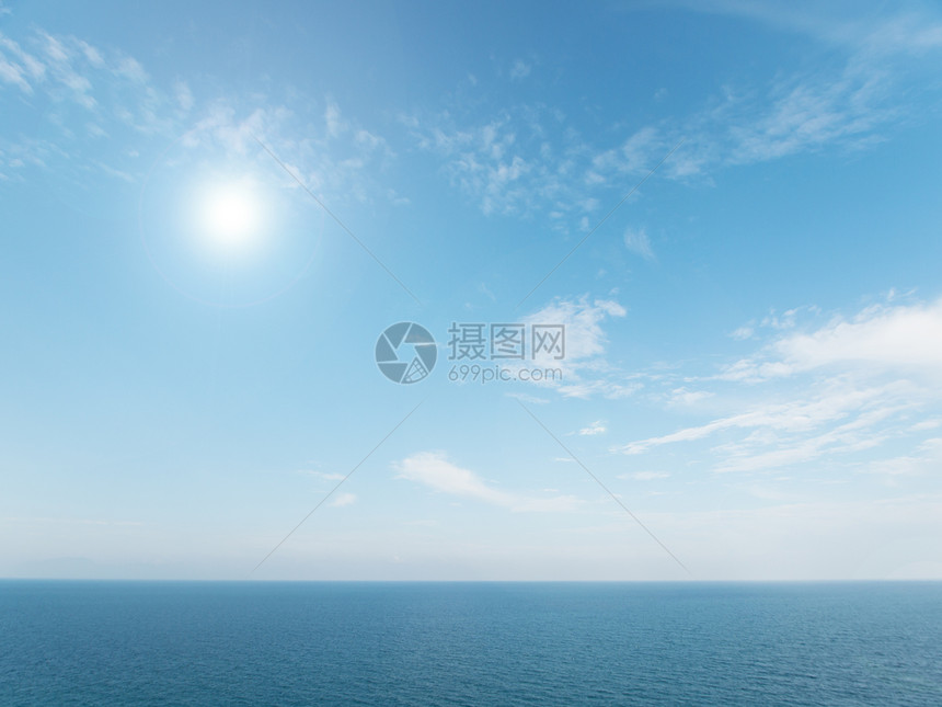 美丽的海景墙纸蓝色强光阳光太阳液体地平线风景海浪热带图片