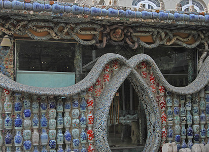 天津瓷屋旅行艺术房子背景图片