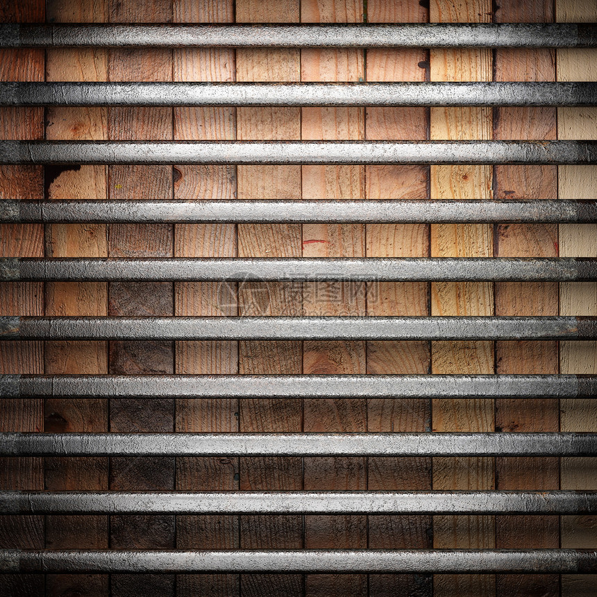 木本底金属金属木板床单木头炼铁控制板垃圾框架酒吧合金插头图片