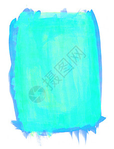 蓝水色纹理框架装饰绘画画像艺术水彩插图创造力白色水面效果背景图片
