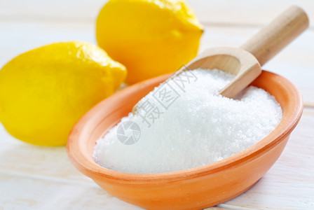 酸化剂柠檬酸防腐剂粉末水果化学营养香橼美食物质果汁味道背景