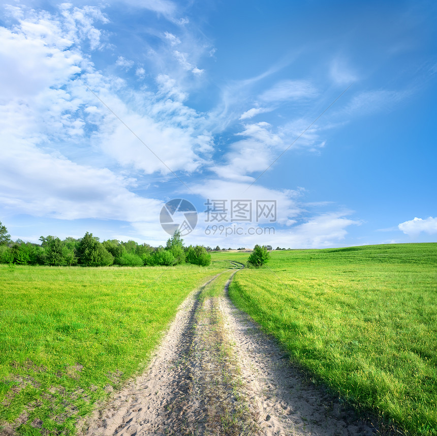 实地的国家道路图片