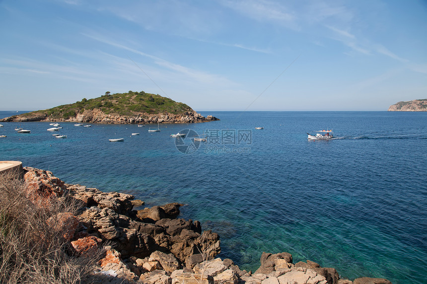 西班牙马洛卡岛 地中海观点风景海景天空假期海滩海岸线旅行图片