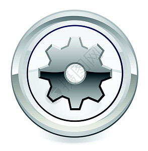 变速杆白色背景上的孤立矢量齿轮机械互联网装置网络车削团体按钮正方形力学金属设计图片