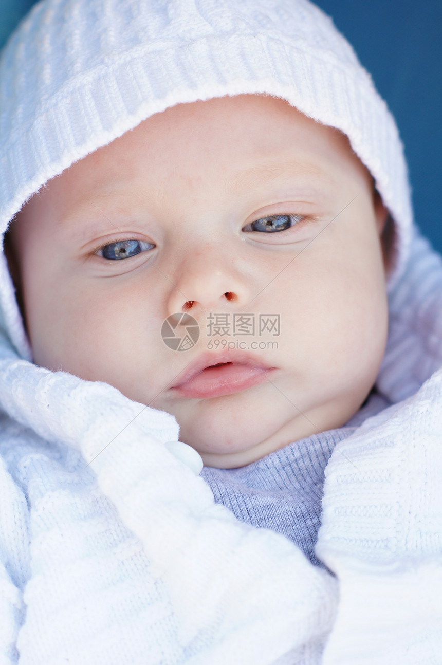 小男孩肖像尿布女儿婴儿孩子身体说谎儿子新生帽子生活图片