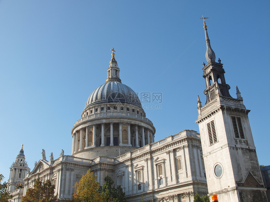 伦敦圣保罗大教堂主场教会王国建筑学信仰英语宗教大教堂先生图片