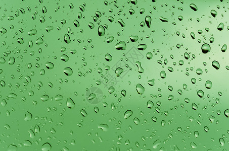 水滴数宏观墙纸绿色液体背景图片