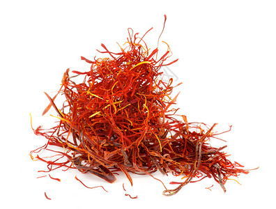 藏红花香味香料美食家草本植物红色饮食食物文化黄色宏观背景图片