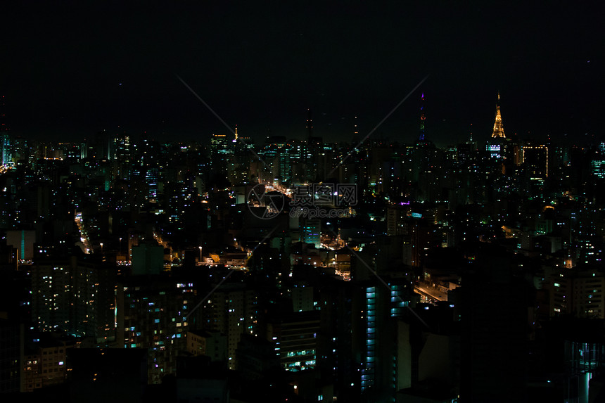 圣保罗夜间时间图片