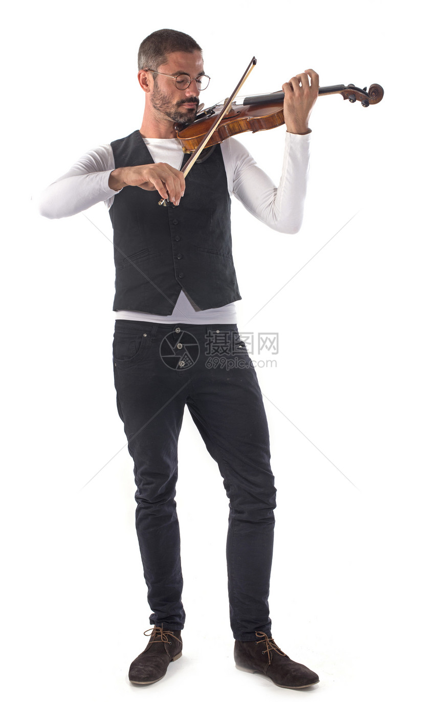 小提琴手艺术家乐器小提琴手艺术工作室音乐家优雅胡须音乐热情图片