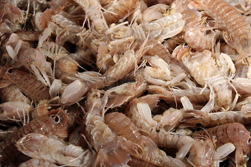 原虾虾市场海鲜销售对虾购物稻草死亡钓鱼食物饮食图片