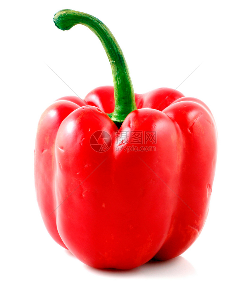 白色背景的胡椒食谱饮食网络营养体重红色辣椒减肥重量食物图片