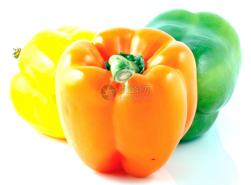 白色背景的胡椒重量网络食物膳食饮食管理红色辣椒食谱减肥图片