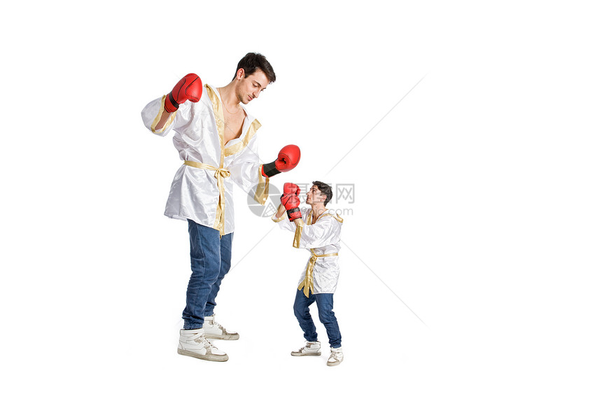 缺点体育商业耐力力量拳击拳头长袍警卫运动矮人图片