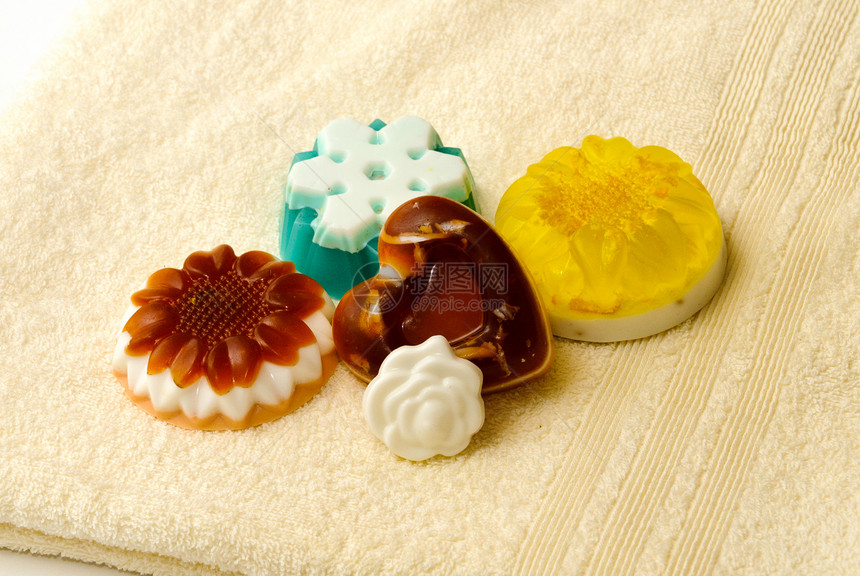 自然手工制作肥皂洗澡玫瑰泡沫淋浴奢华雪花温泉向日葵身体毛巾图片