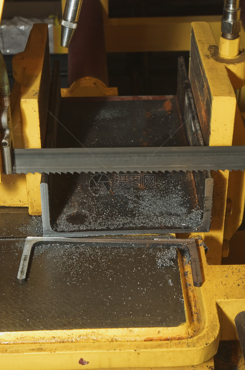 机器机长椅工厂生产金工台锯机器加工引擎警告技术图片