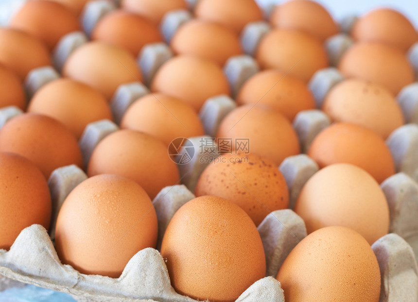 鸡蛋的托盘椭圆形奶制品家禽市场斑点营养范围生产纸盒纸板图片