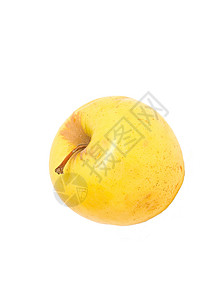 苹果黄色水果白色食物背景图片