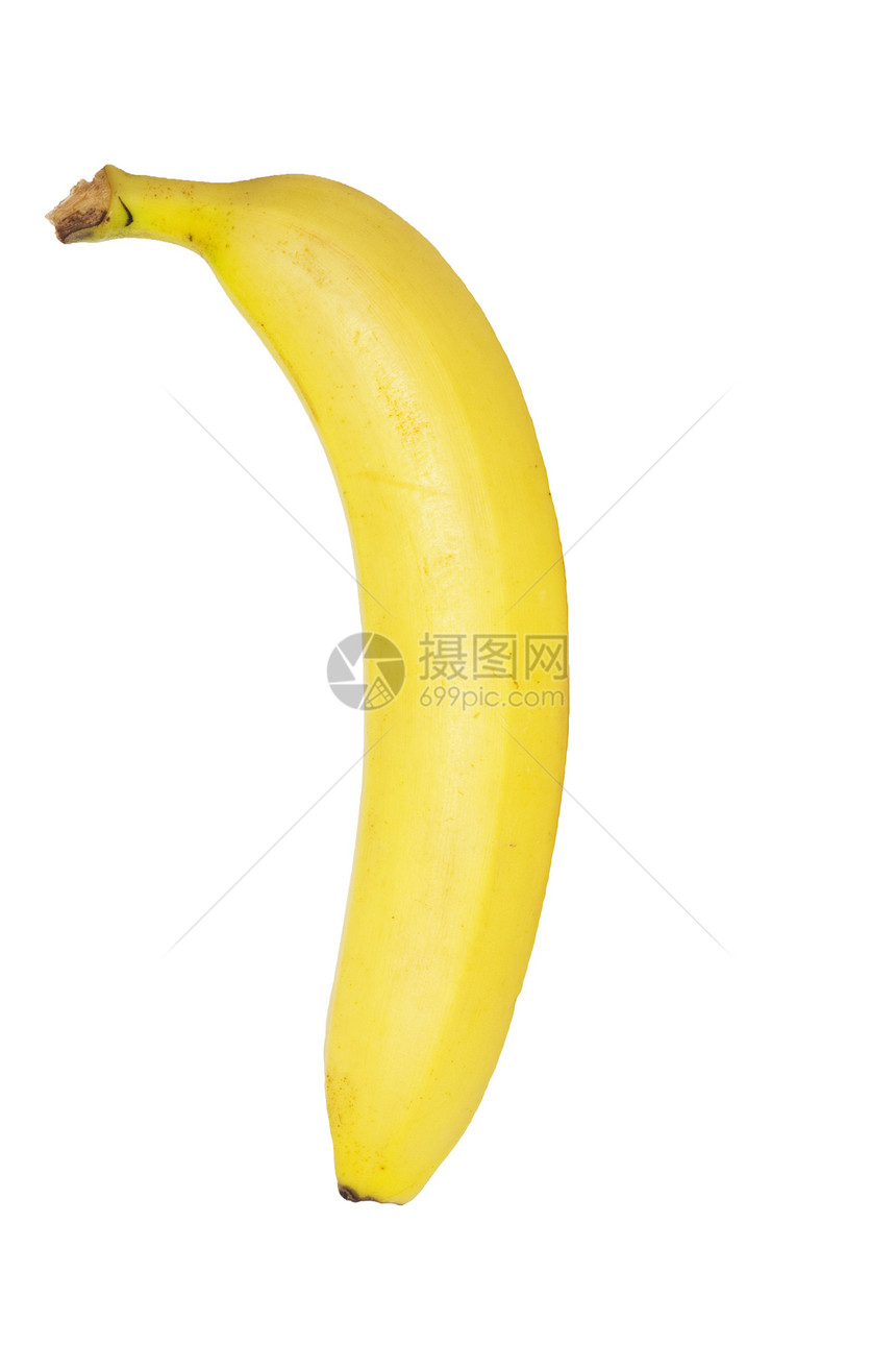 白背景孤立的里普香蕉小吃食物团体水果早餐皮肤白色黄色丛林热带图片