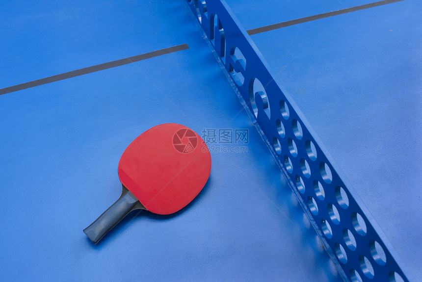 表网球体育蓝色器材水平活动乒乓闲暇休闲游戏蝙蝠图片
