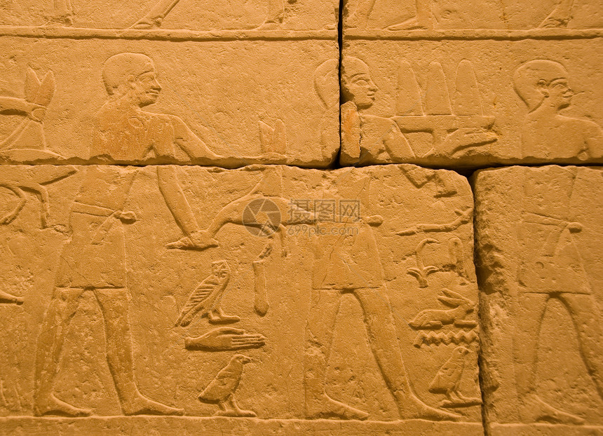 古代象形象形文字石头盘子法老考古学图片