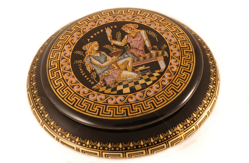 潘多拉盒子圆形纪念品传统首饰艺术旅行神话学文化图片