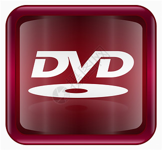 DVD 图标暗红色背景图片