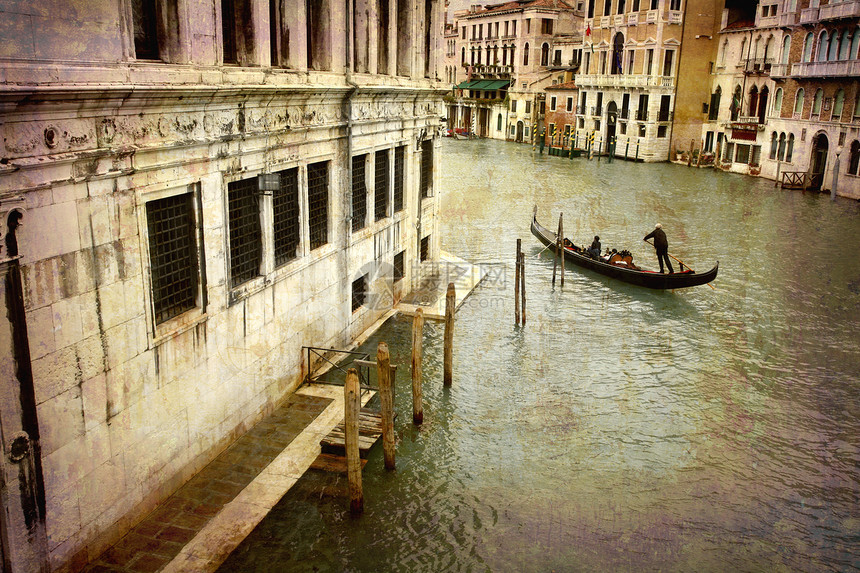 大运河威尼斯运输文化旅游建筑学日光创造力传统旅行明信片衰变图片