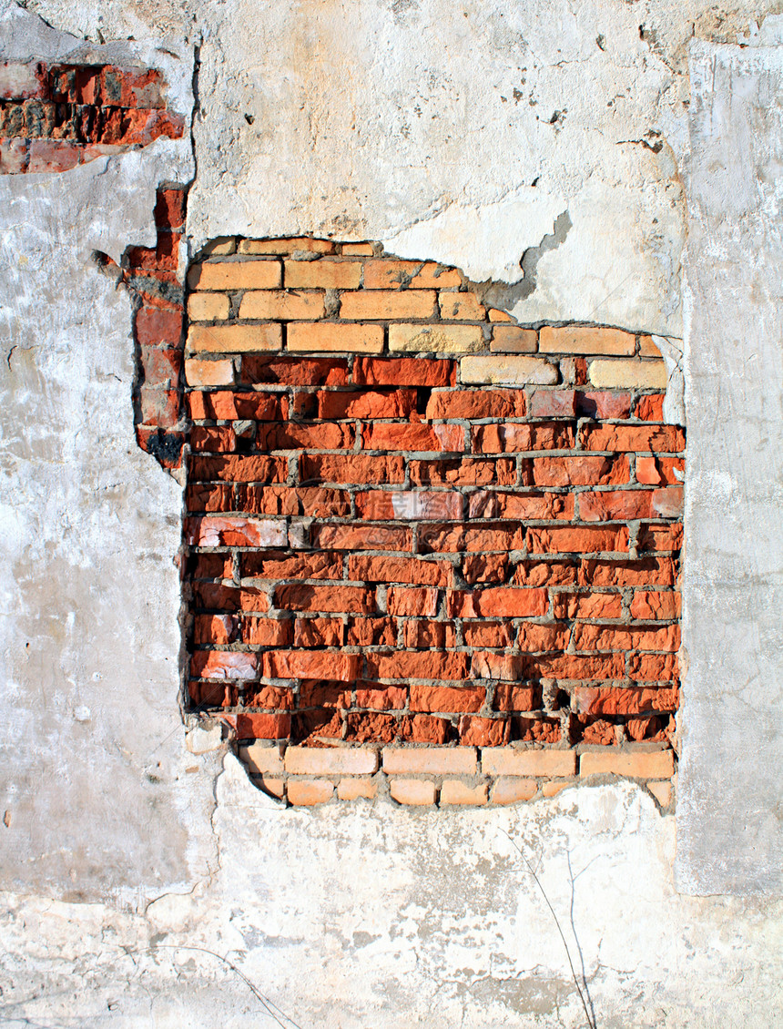 旧砖墙材料风化城市积木石头建筑学危机水泥墙纸历史图片
