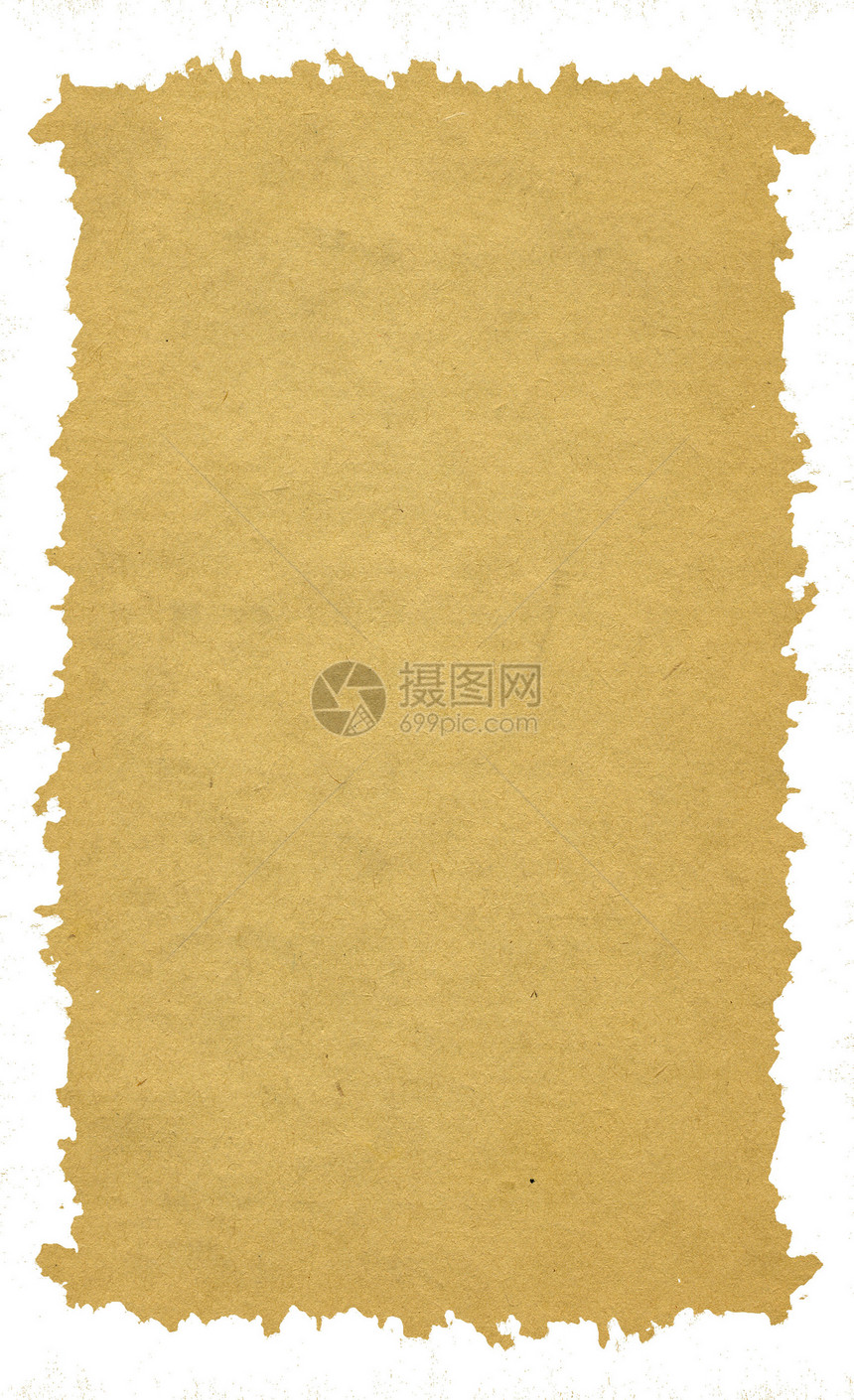 长年纸笔记羊皮纸发黄帆布框架裂缝风化棕褐色莎草手稿图片