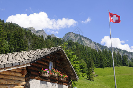 瑞士Maienfeld的Heidi Alp高清图片