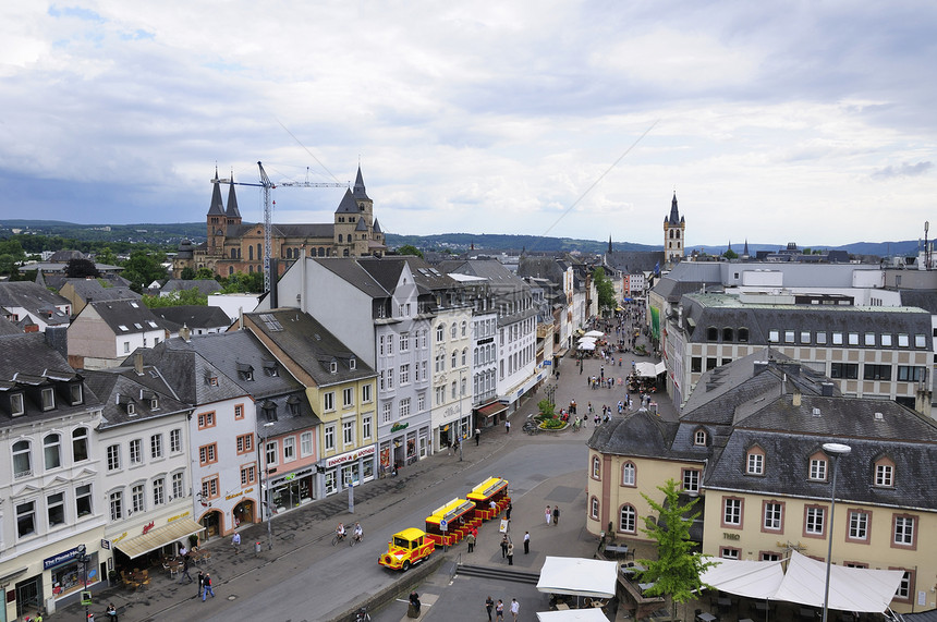 德国Trier教堂世界遗产大教堂游客旅游教会天空地标历史建筑图片