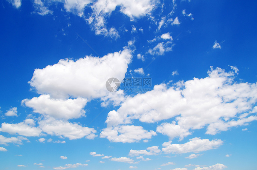 蓝蓝天空白色天气气象场景气候天堂天际自由柔软度美丽图片