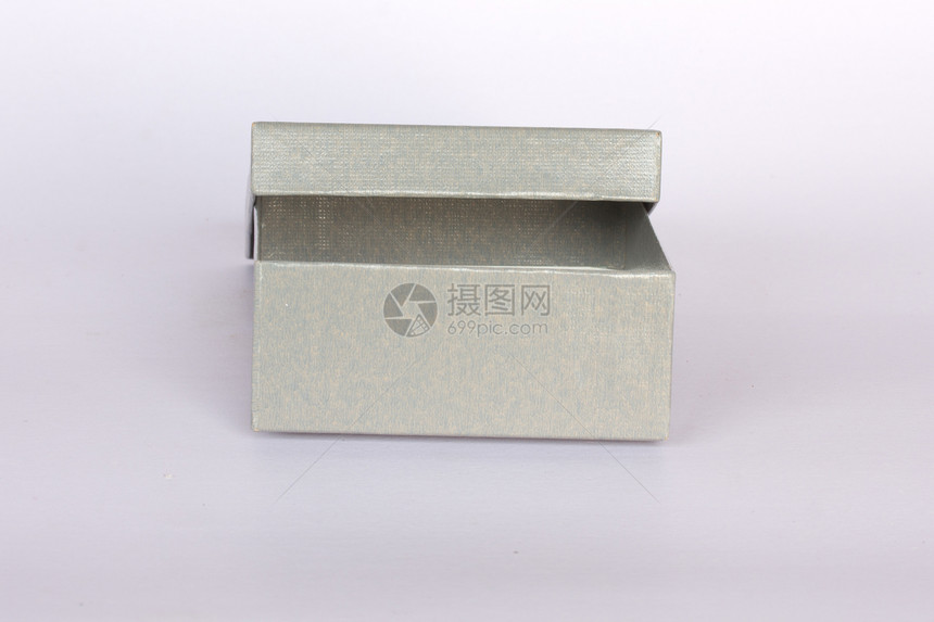 空灰盒装饰公司收藏空白白色邮件礼物盒纸板盒子包装礼物图片