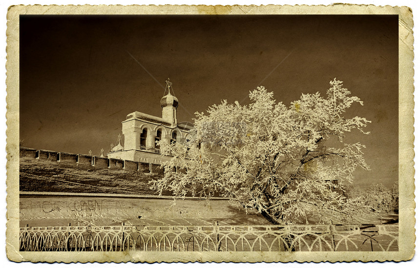 条件背景风化摄影乡愁回忆教会照片裂痕棕褐色正方形专辑图片