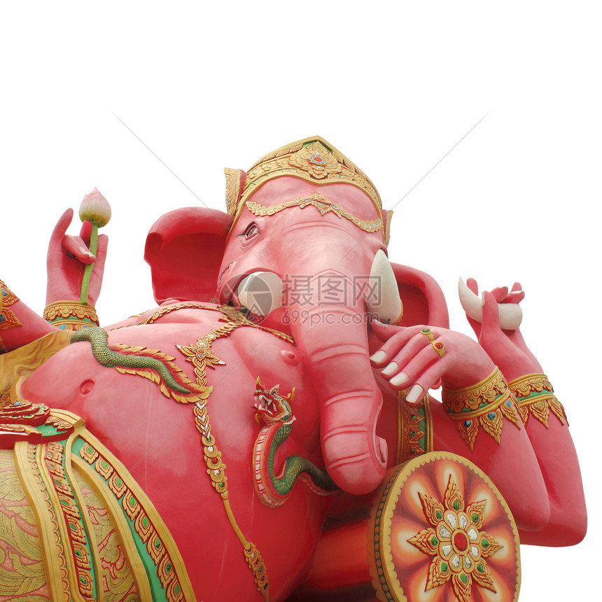 Ganesh 雕像女神树干偶像建筑雕塑信仰文化地标寺庙艺术图片