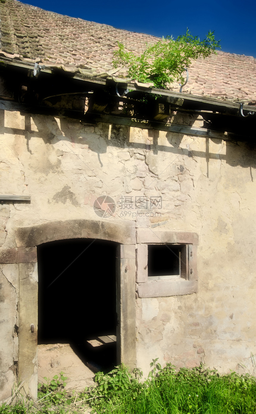 被遗弃的房屋废墟衰变建筑学古董石头乡村图片