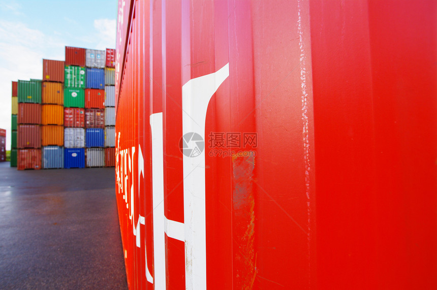 容器盒子海关出口商业载体金属贸易码头交换进口图片