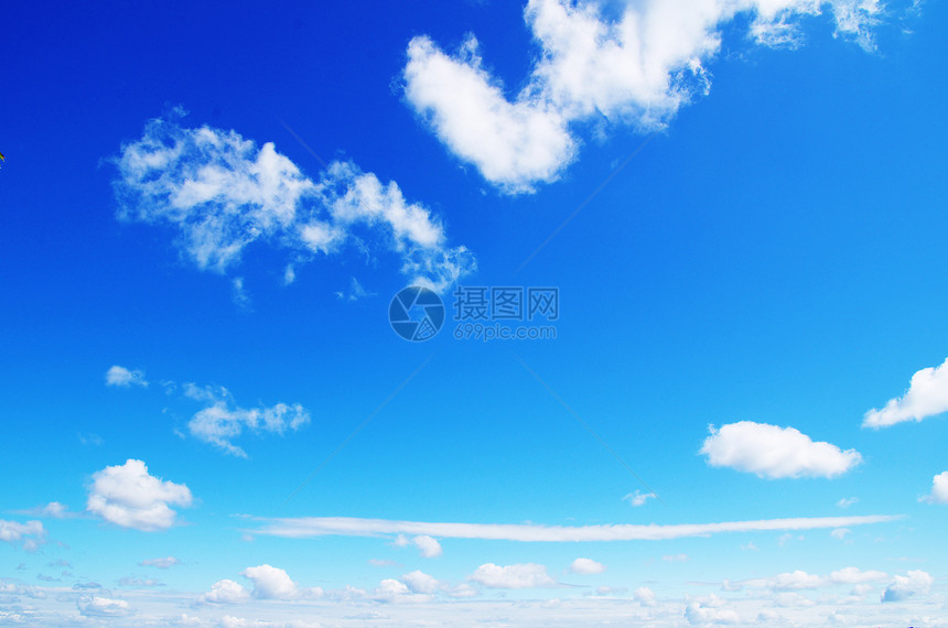 蓝蓝天空气象自由环境天堂天际美丽云景气候臭氧柔软度图片